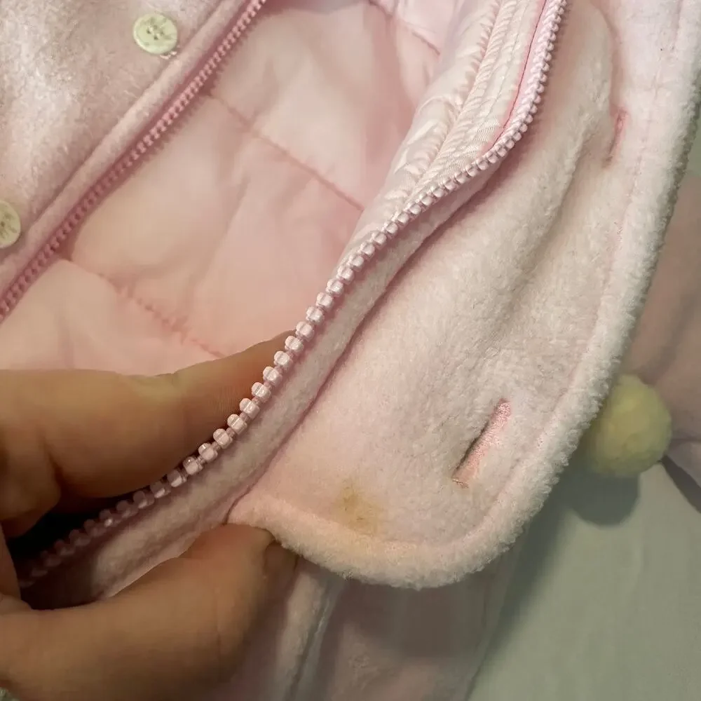 Baby B'gosh Inuit Arctic Fisherman Thick Winter Hooded Snow Bunting Sz 0-6 mo